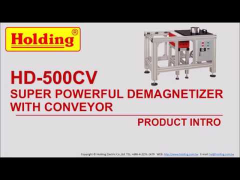 HD500-SUPER POWERFUL DEMAGNETIZER WITH CONVEYOR(Holding Demagnetizer/Spinner De-burring)