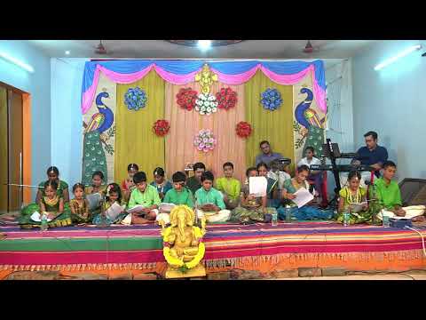 Yajana supoojitha SDSBJS Kids Bhajan-2019