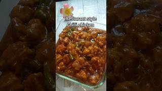 resturant style chilli chicken recipe 🤤| Easy chicken chilli recipe| #viral #recipe