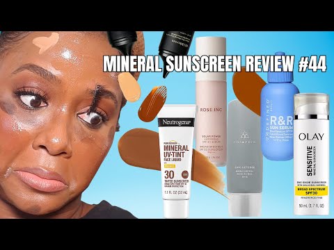 Some of these Mineral Sunscreens are GOOD, but some are UGLY