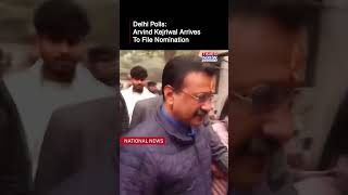 Delhi Elections: Arvind Kejriwal Arrives To File Nomination From New Delhi AC | Watch #shorts