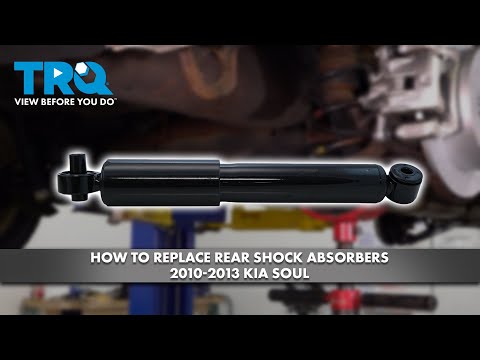 How to Replace Rear Shock Absorbers 2010-2013 Kia Soul