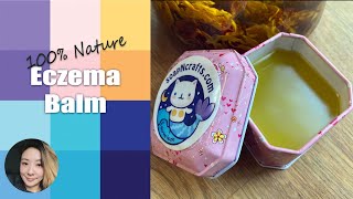 100% Nature Eczema Balm #soapncrafts