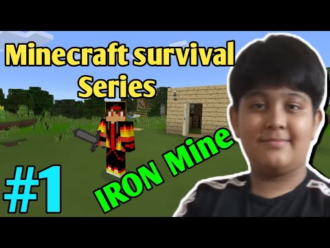 Minecraft survival Series Episode 1 IRON Mine in Minecraft survival Series @Turbo_Proz