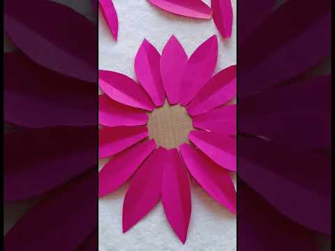 simple paper flower #easyart #artlover#viral