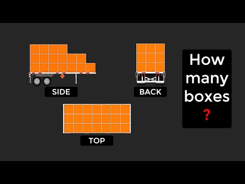 Solving a popular puzzle. How many boxes are there?