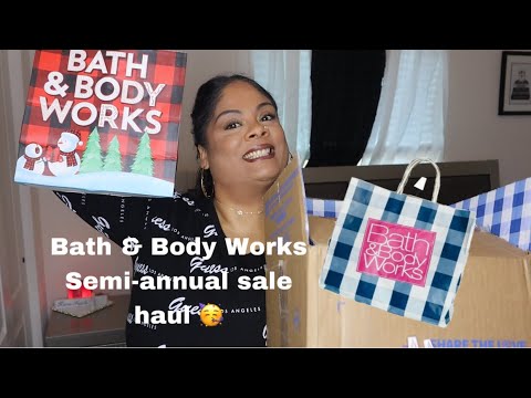 Bath & Body Works semi-annual sale haul + walkthrough #bathandbodyworks #walkthrough