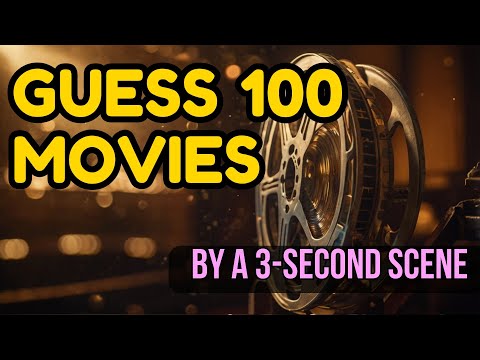 Guess 100 Movies from a 3-second Scene | Movie Quiz