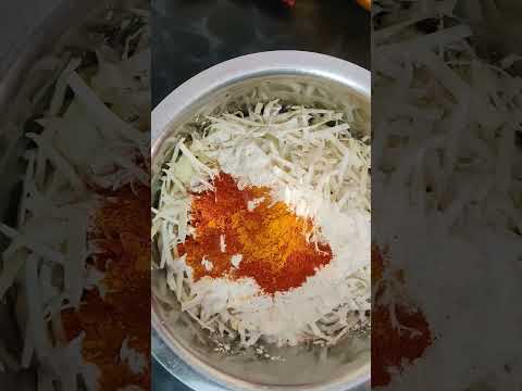 cabbage fry #lunchrecipe #sidedish #cabbage #cabbagefry #fry