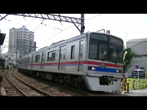 京成3700形3768F快速佐倉行き 京成押上線京成立石駅付近の踏切通過