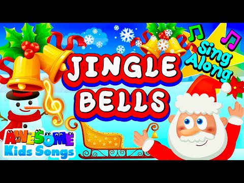 Jingle Bells Sing Along! Christmas Song for Kids | Nursery Rhymes | #AwesomeKidsSongs