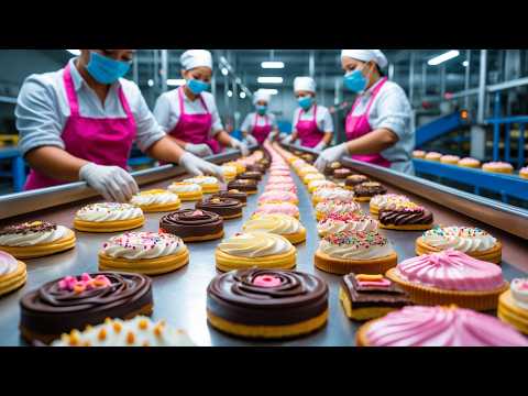 How Mega Factories Make Pastries at Incredible Speed!