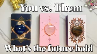 You VS Them✨and What's the future of the connection?❤️‍🔥🤗Pick a Card Love tarot reading