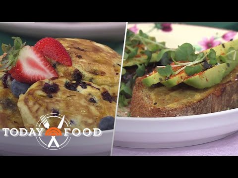 Blueberry ricotta pancakes, miso avocado toast: Get the recipes