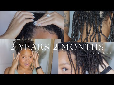 2 Year 2 Month Loc Update | LOC BUILD UP, BREAKAGE & HAIR GROWTH|