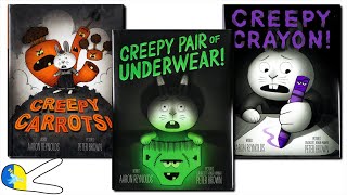 25 min 3 Books of Creepy Tales! Creepy Carrots! Creepy Pair of Underwear! Creepy Crayon! Animated📚