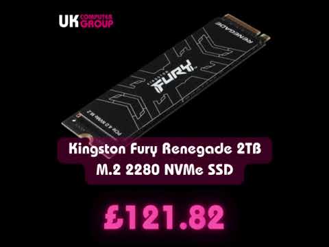 Kingston Fury Renegade 2TB M.2 2280 NVMe SSD just £121.82 👇🔥🔥