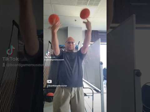 Trick Shot With 2 Basketballs! #trickshots #basketball