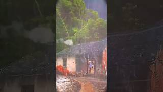 Strong Storm and Heavy Rainfall | #nature #rain #thunderstorm #heavyrain #shorts