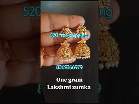 One gram ashtalakshmi jumkha #lakshmijewelry #jumkhas #onlineshopping #trending