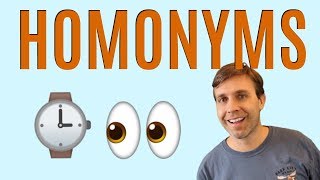 Homonyms & Homophones to Build Vocabulary