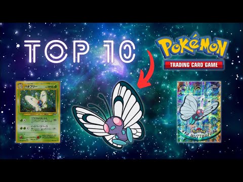 Top 10 EXPENSIVE Butterfree Pokémon Cards 🦋 #top10 #pokemoncards #butterfree