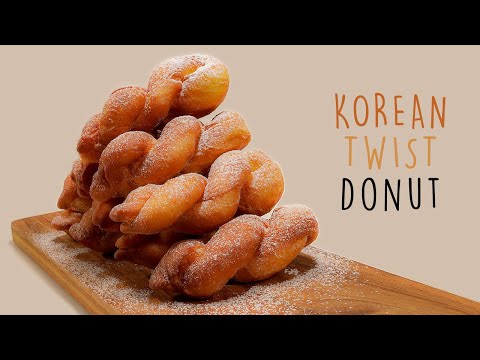 How to Make Korean Twisted Doughnut