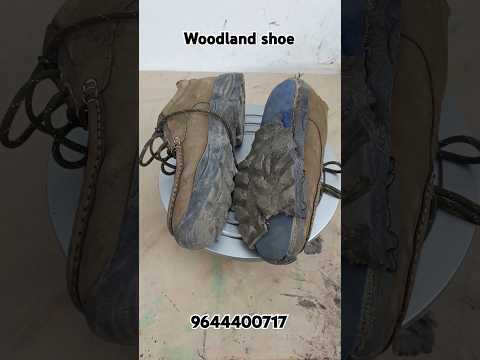 Woodland shoe sole replacement. #woodland #woodlandshoes #repair #restoration