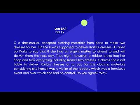 Bar Q & A: Delay