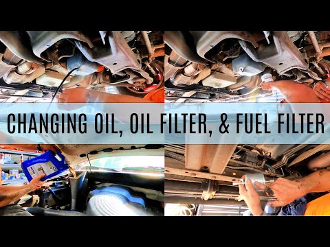 Fixing up an Old Truck | Changing Oil and Fuel Filter