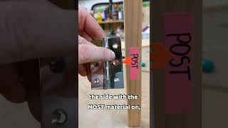 🚪DOOR HANGING TIP || Hinge orientation #shorts #woodworking #diy