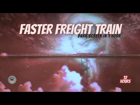 Fast Freight Train Ambience for Sleep: Relaxing Sound of a Train Passing By