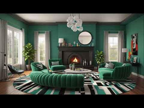 Retro Revival Home Decor  | Injecting Color and Fun into Your Home. 4k