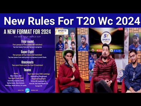 Discuss in Details of all rules of icc t20 worldcup 2024 | indian media reaction | icc t20 wc 2024