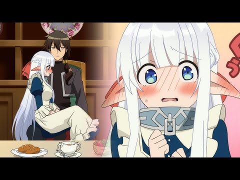 Zagan and Nephy feed each other | Maou no Ore ga Dorei Elf wo Yome ni Shitanda Episode 3