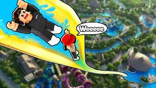 ROBLOX BIGGEST WATER SLIDE WITH ALEXA!