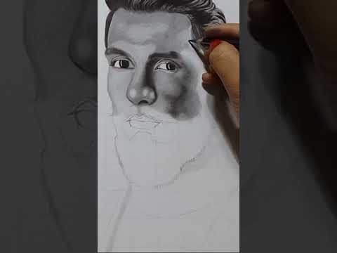 Ranveer Singh realistic drawing #ranveersingh #shorts #viralshorts #drawing