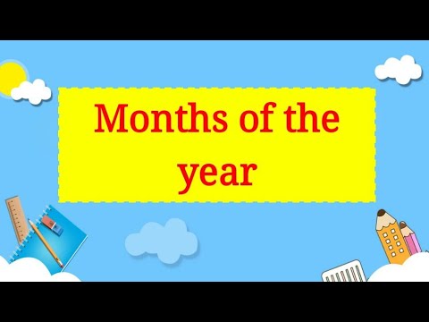 Months of the year