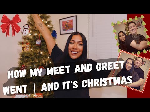 how my MEET AND GREET WENT | and it's CHRISTMAS #fyp