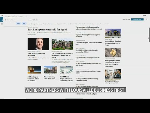 WDRB News and Louisville Business First announce partnership