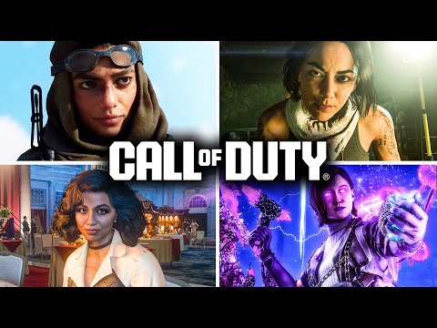 All Badass Women in Call of Duty Games (4K)