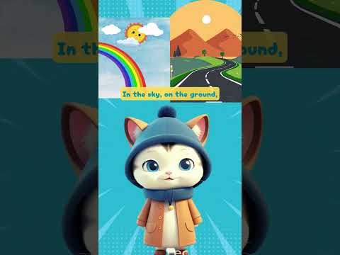 Learn Colors with Kitty Cat's Rainbow Adventure!