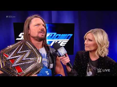 AJ Styles has a message for 'Kami'  SmackDown LIVE, Jan  16, 2018