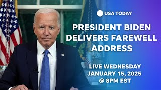 President Biden to deliver primetime farewell address to the nation