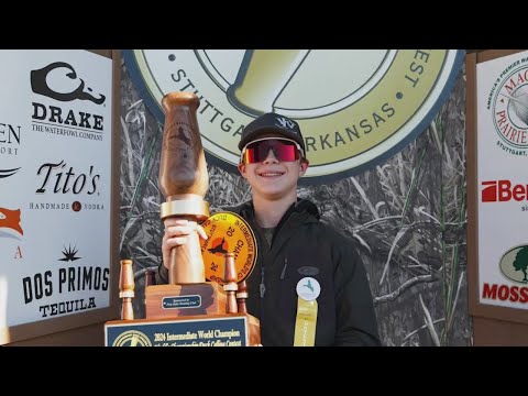 Batesville 15-year-old wins fourth consecutive Duck Calling World Championship