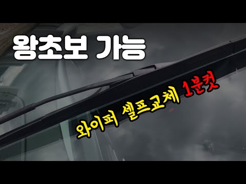 와이퍼 셀프교체 이것만 주의하세요!