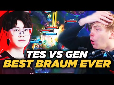 LS | THE GREATEST BRAUM PERFORMANCE EVER | TES vs GEN