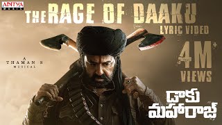 The Rage of Daaku Lyric Video | Daaku Maharaaj | Nandamuri Balakrishna |Bobby Kolli | Thaman S