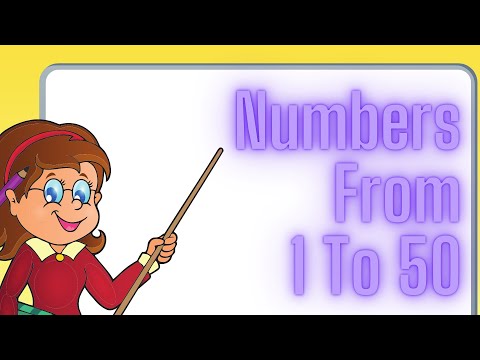 Counting To 50 For Kids In Pre-K, Preschoolers And Toddlers - Created By: Jahlia Vidal