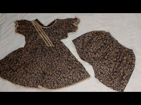 How to stitch baby frock design//how to cutting and stitching baby frock